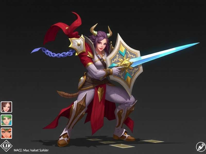 Mace Valiant Soldier main character Mace Valiant Soldier game hero character