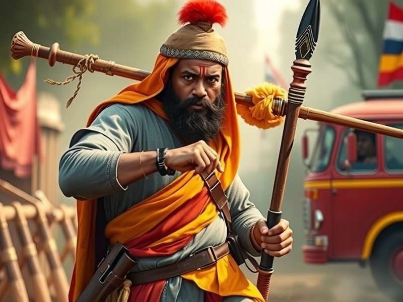 Authentic Indian weaponry in game Traditional Indian weapons in Mace Valiant Soldier